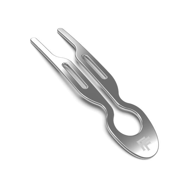 Nº1 HAIRPIN White Gold finish