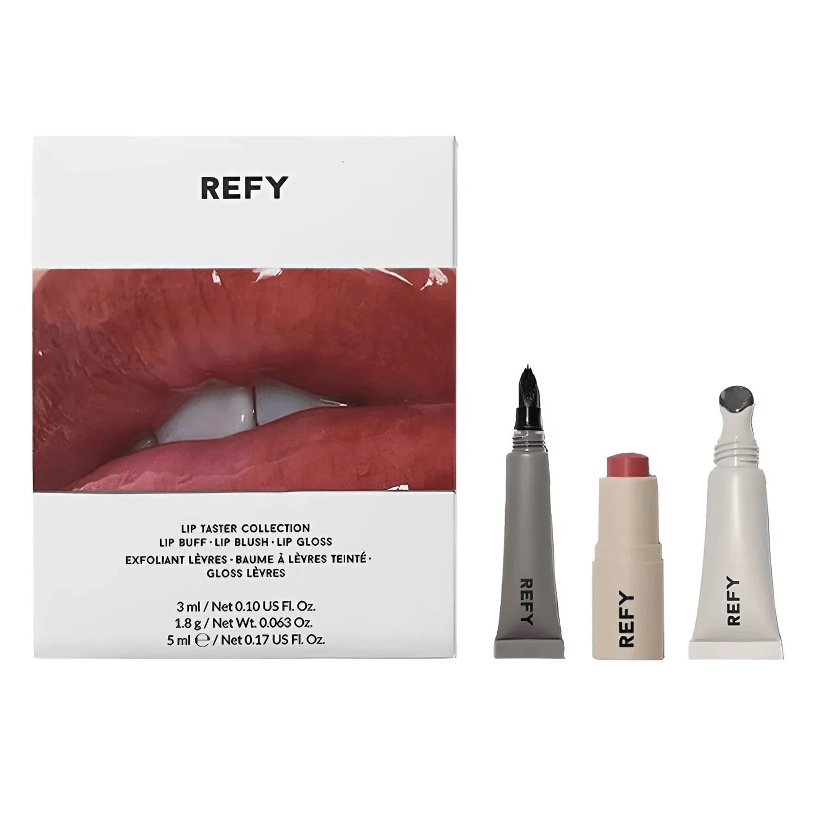 REFY LIP TASTER COLLECTION (3 МЛ + 5 МЛ + 1.8 МЛ)