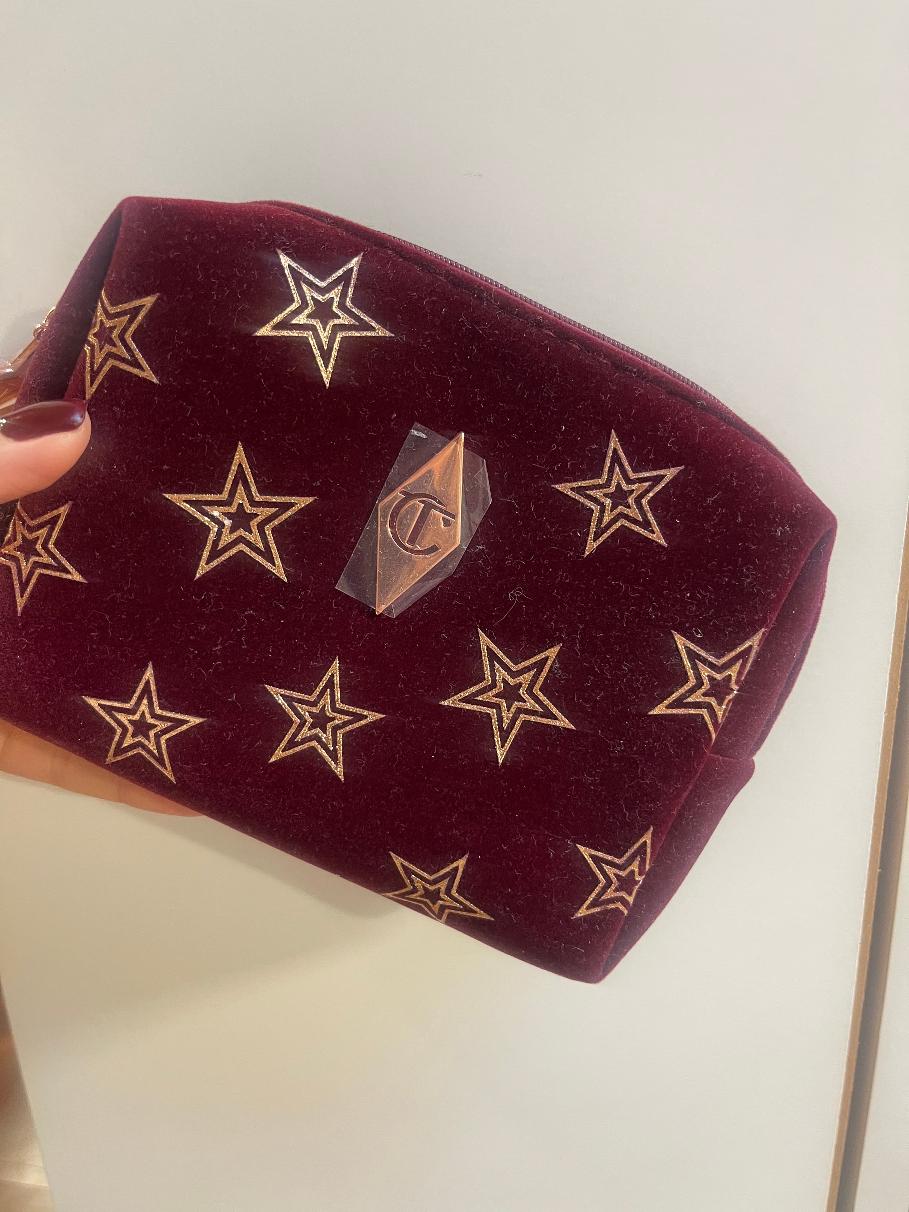 Косметичка Cht бархатная