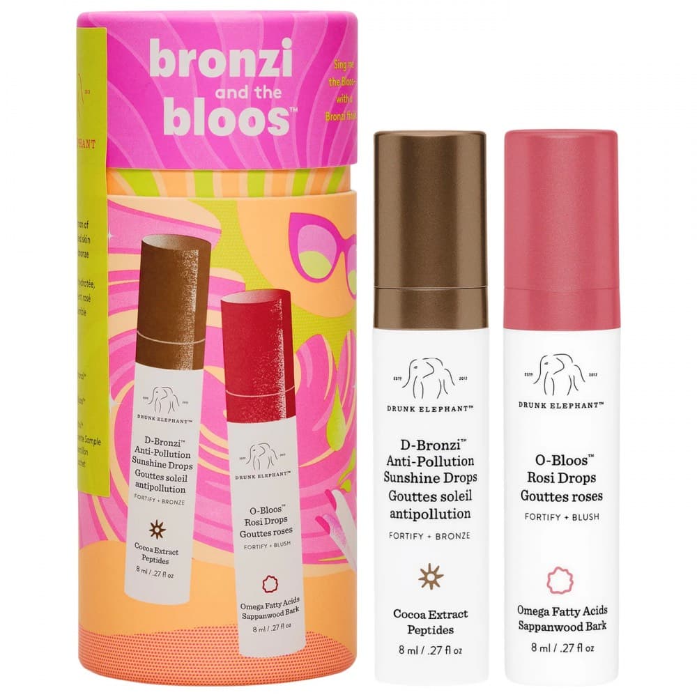 Drunk Elephant Bronzi and the Bloos Color Serum Duo, 2x8 ml