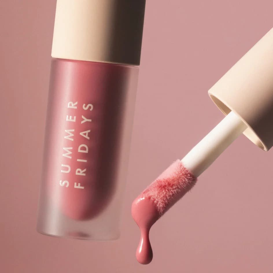 SUMMER FRIDAYS Масло для губ Dream Lip Oil Rose bud, 4.5 мл 3