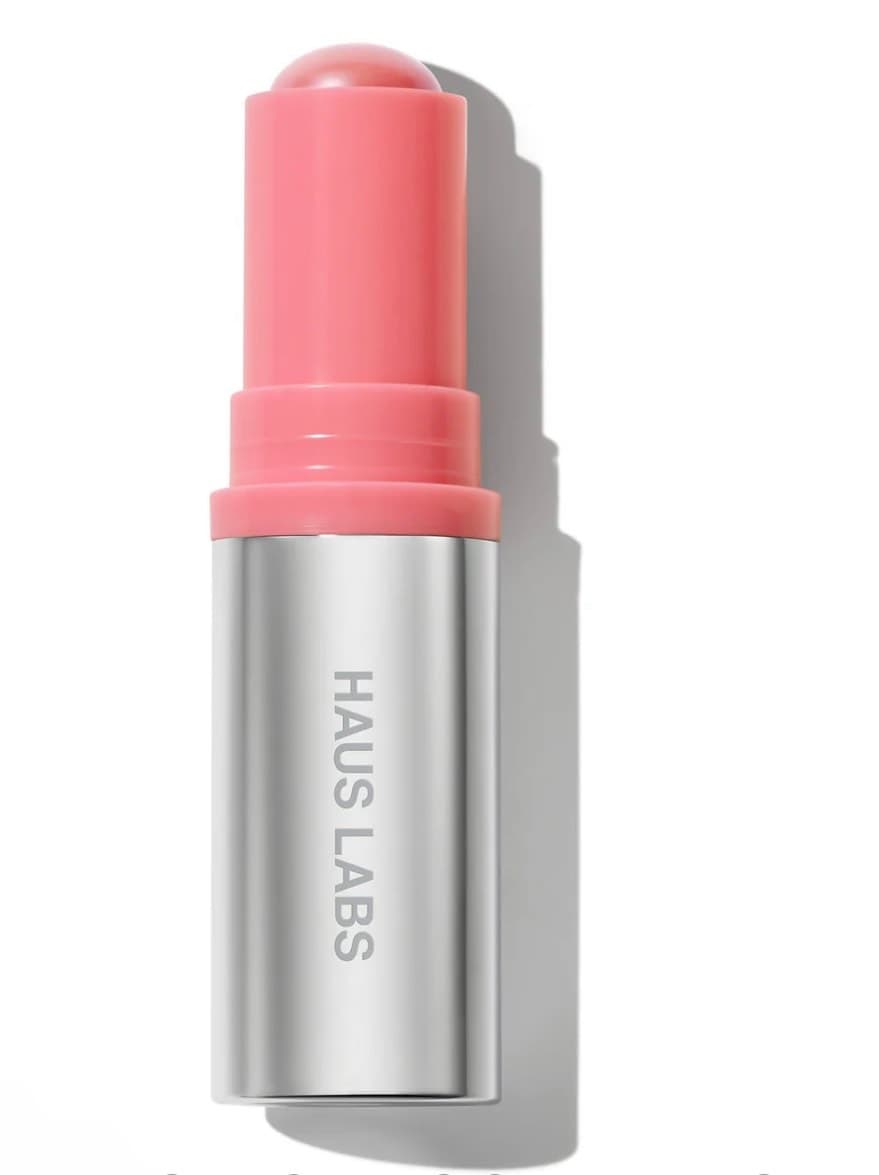 HAUS LABS BY LADY GAGA Color Fuse Longwear Увлажняющий стеклянный бальзам для губ и румян для щек Glassy pomelo