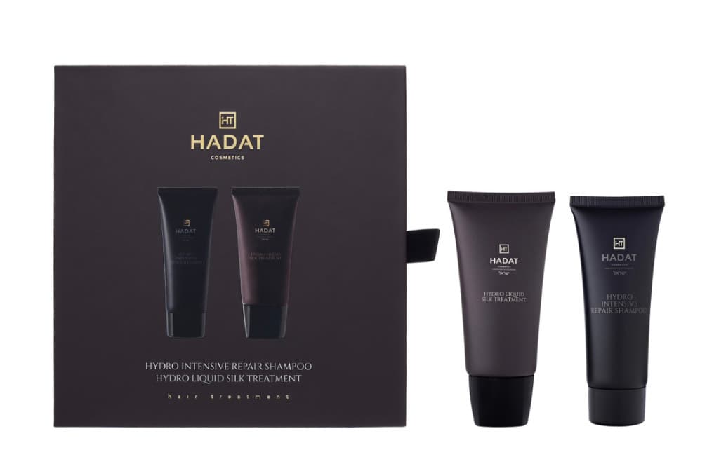 Набор HADAT: Hydro intensive repair shampoo 70ml и Hydro liquid silk treatment 70ml