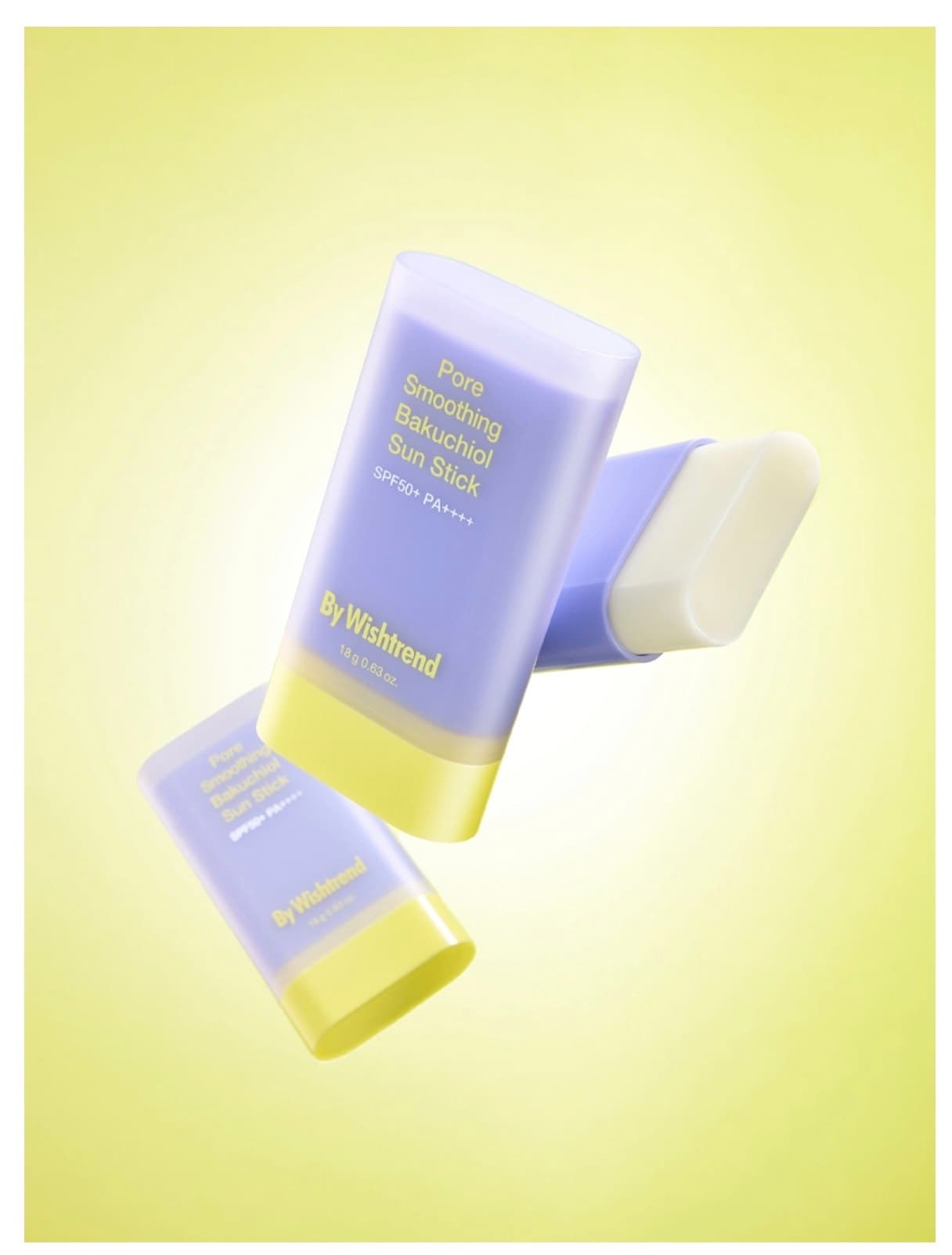 By Wishtrend Солнцезащитный стик с бакучиолом SPF50 Pore Smoothing Bakuchiol Sun Stick 18 гр 2