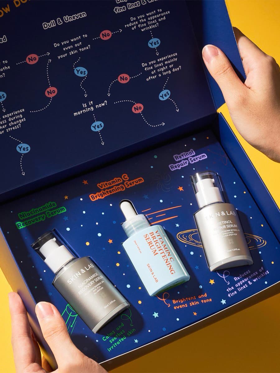 Подарочный набор сывороток для лица Skin&Lab Essential Serum Set, 3 шт*30 мл 2