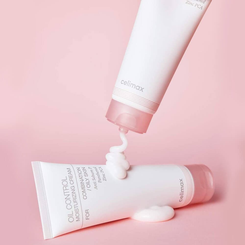 Увлажняющий крем против жирного блеска Celimax Oil Control Moisturizing Cream 80 ml 2