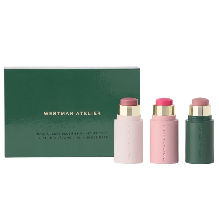 Набор румян Westman Atelier Mini Baby Cheeks Blush Stick Petite Trio 3x2.5g