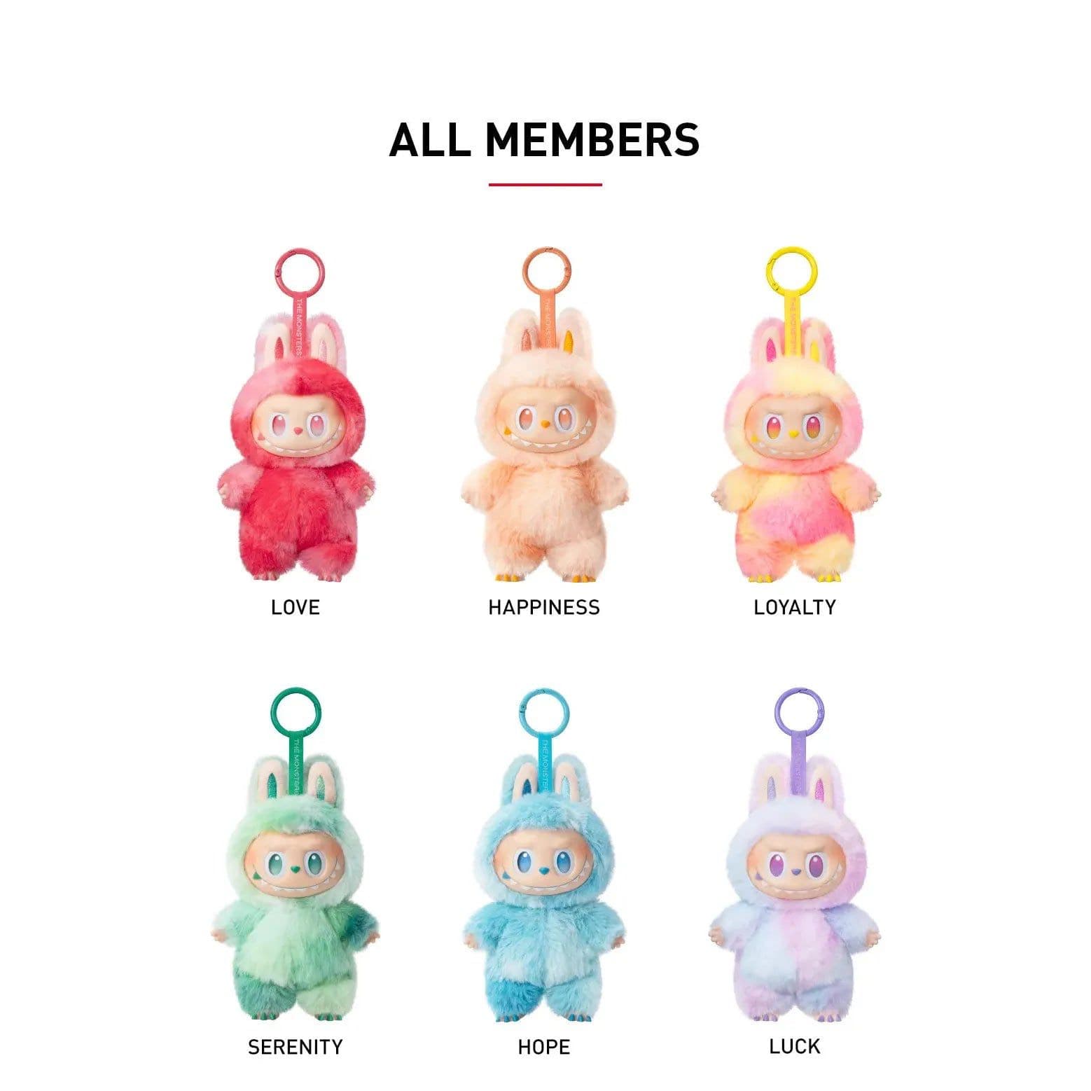 Labubu брелок-мягкая игрушка 3.0 The Monsters "Big Into Energy"