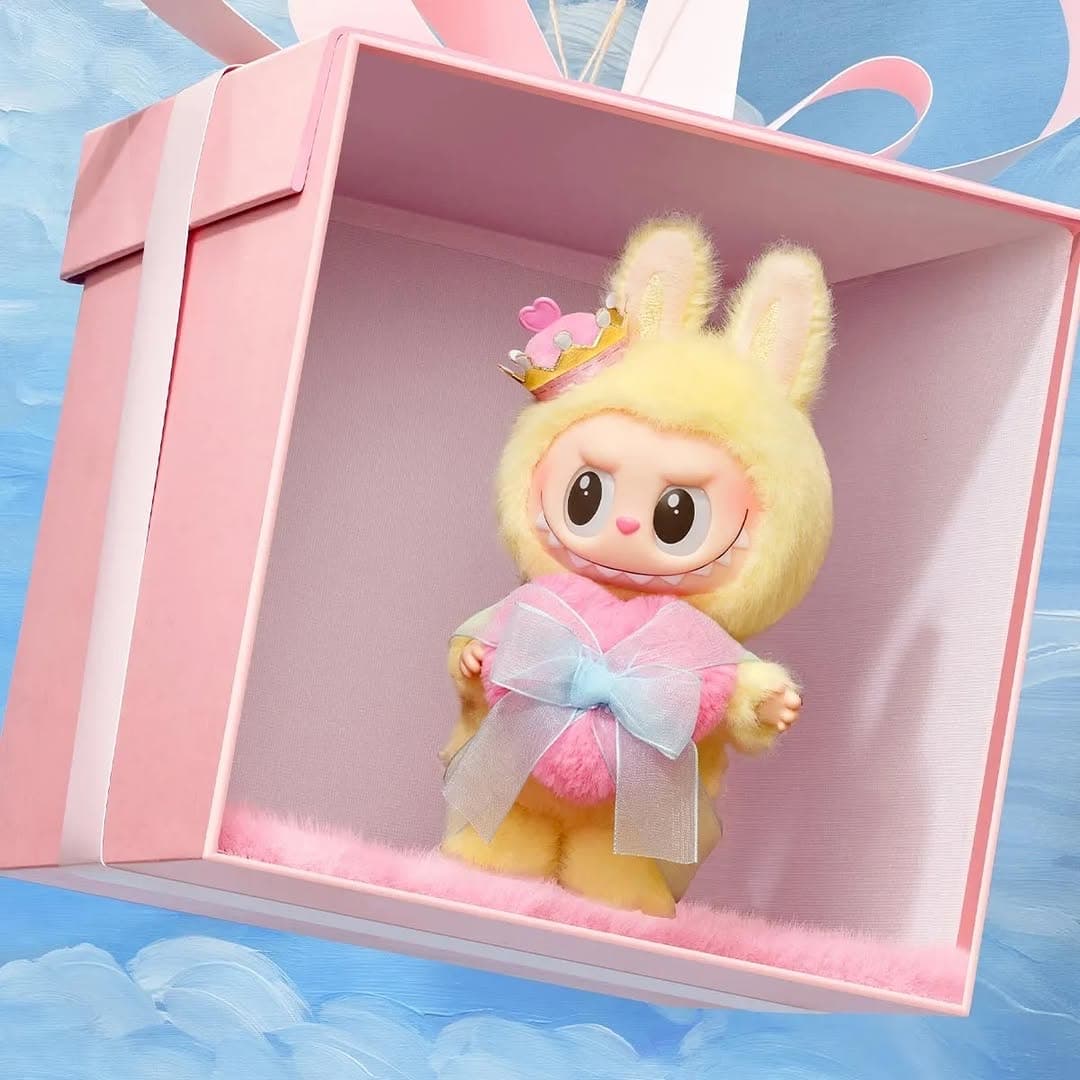 Labubu брелок-мягкая игрушка The Monster "Lets Checkmate" 17 см 2