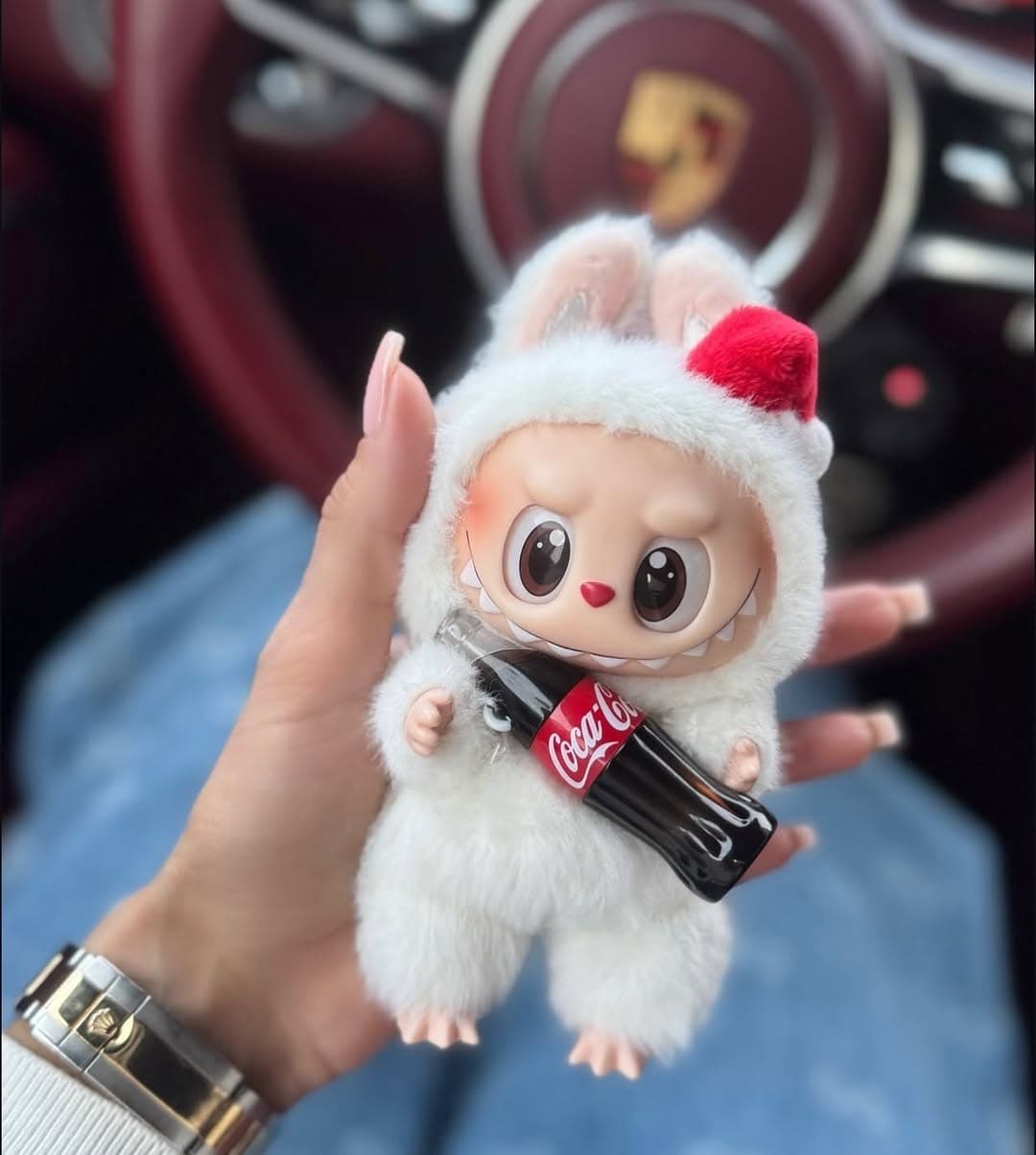 Labubu брелок-мягкая игрушка The Monsters x Coca-Cola 2