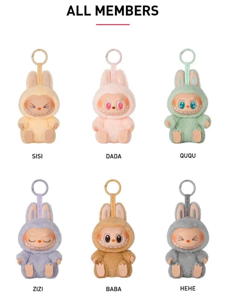 LABUBU брелок-мягкая игрушка THE MONSTERS HAVE A SEAT (blind box)