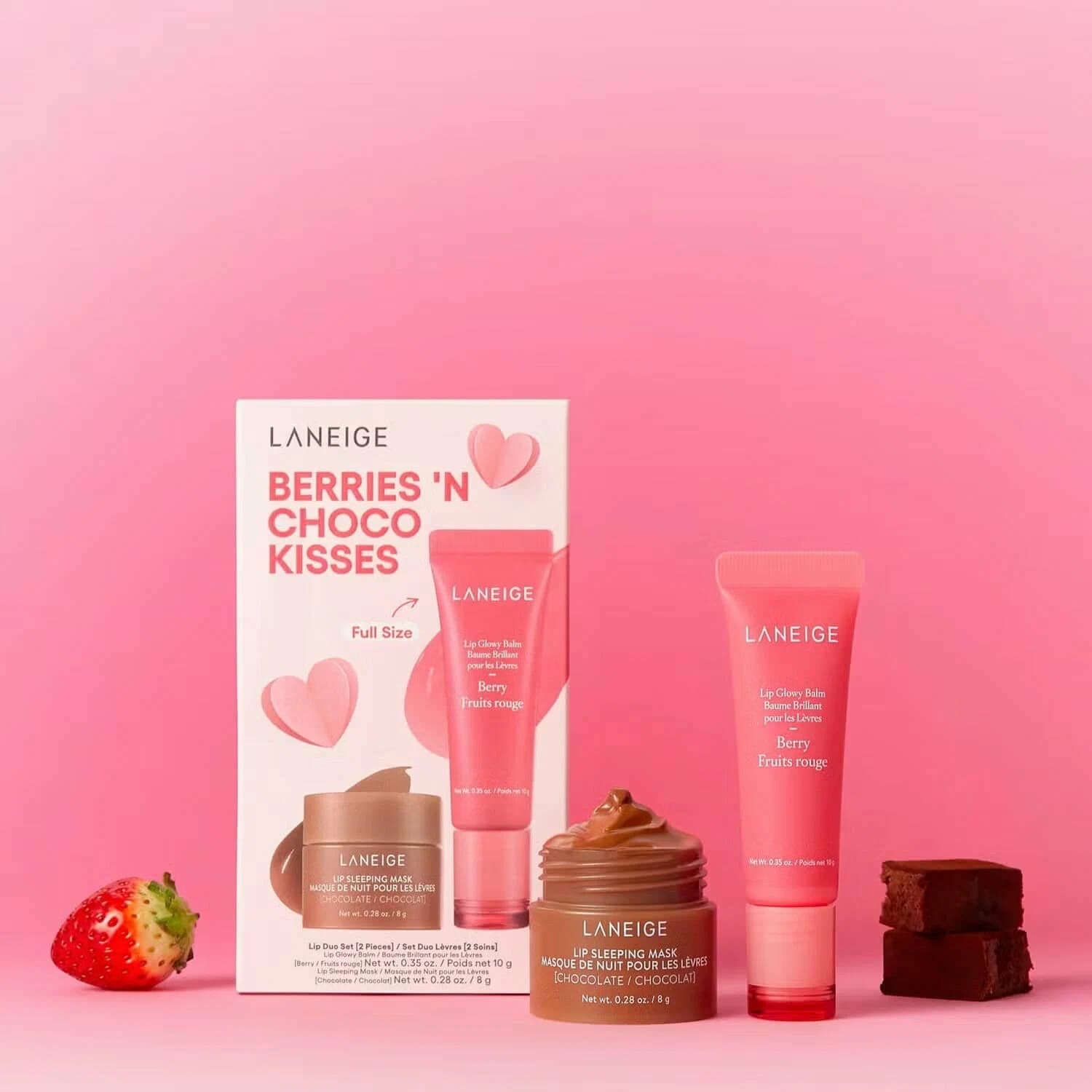 Laneige Berries 'N Choco Kisses Set 8/10g (поврежденная упаковка) 3