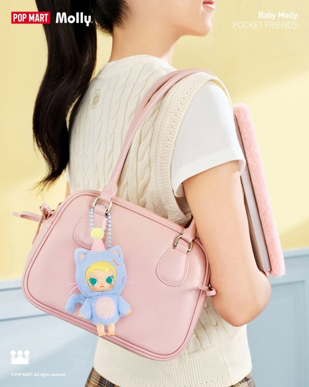 LABUBU Виниловая кукла Baby Molly Pocket Friends Vinyl Plush Pendant (Blind Box) 4