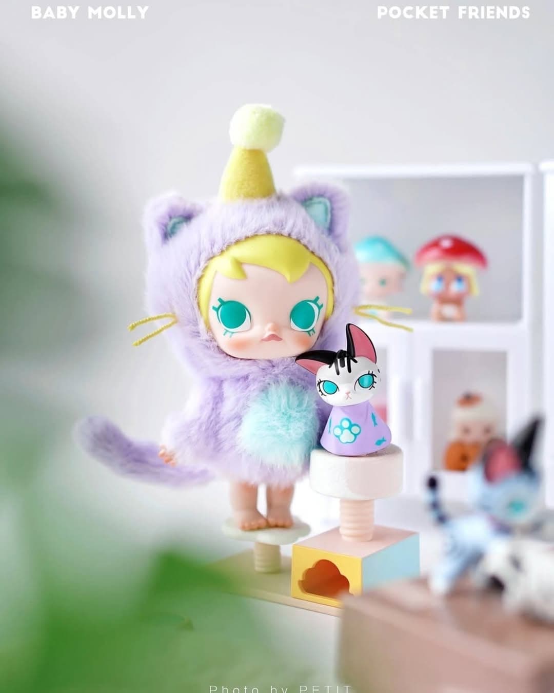 LABUBU Виниловая кукла Baby Molly Pocket Friends Vinyl Plush Pendant (Blind Box) 5