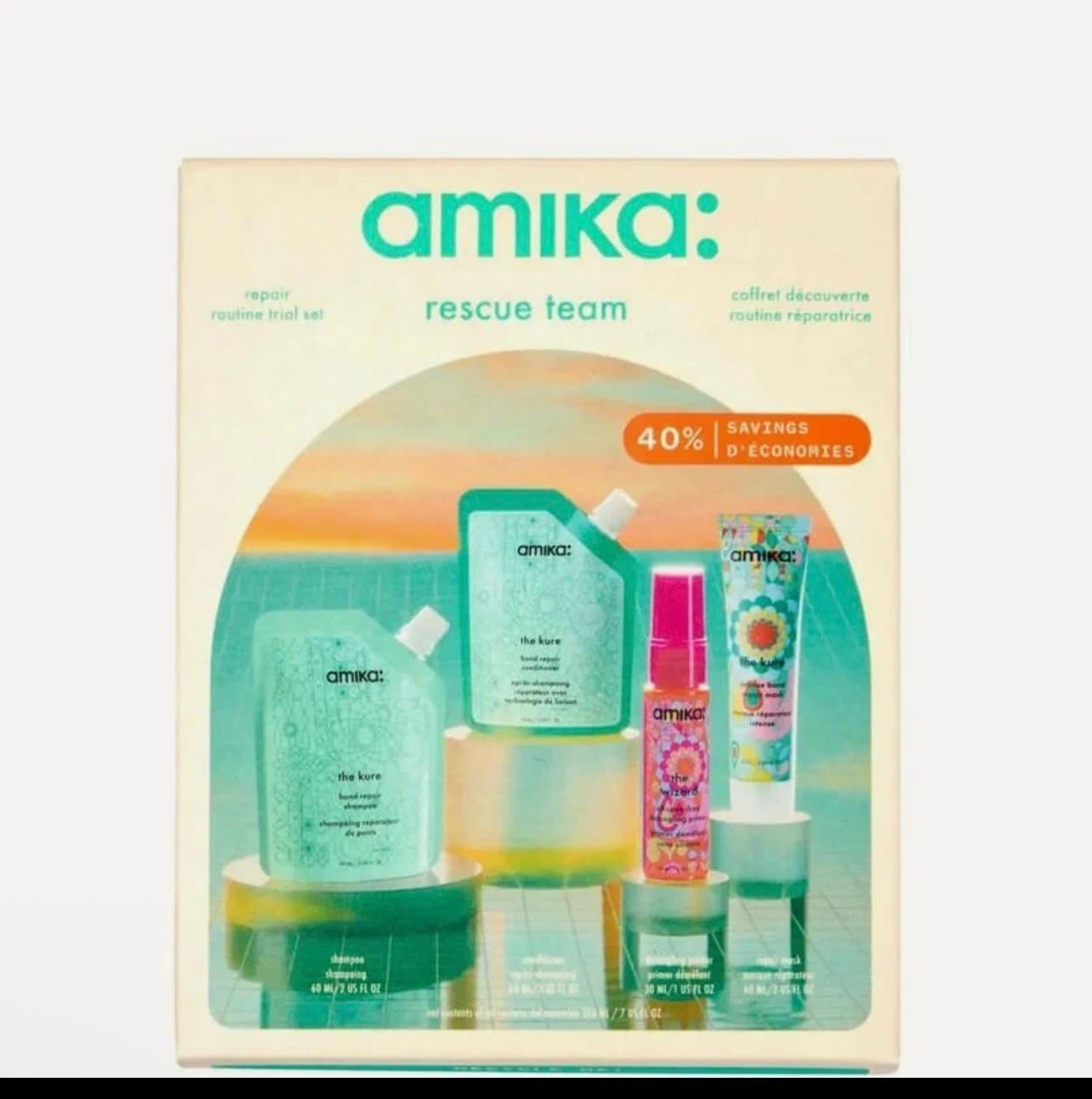 Amika  Rescue Team, набор для волос, (4 шт)