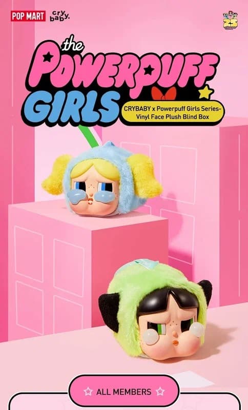 Игрушка-сюрприз POP MART CRYBABY x Powerpuff Girls Series  (blind box) 6