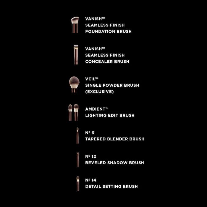 Набор кистей для макияжа Hourglass Vegan Face & Eye Travel Brush Set 2