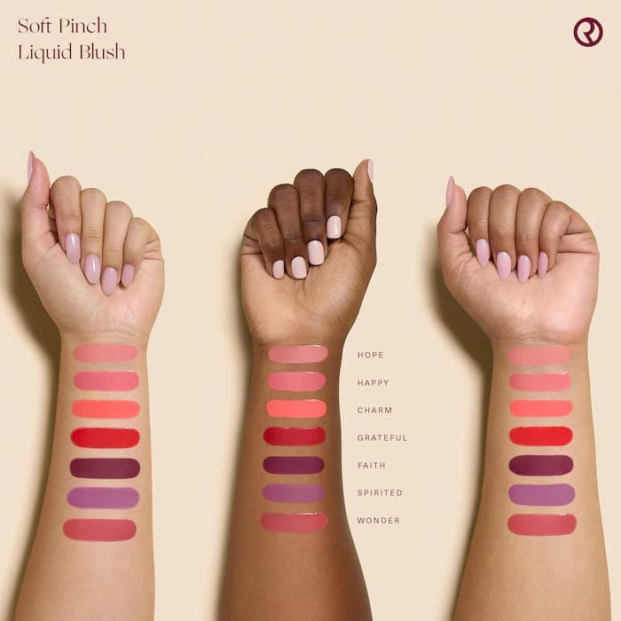 Rare Beauty by Selena Gomez Жидкие румяна мини Soft Pinch Liquid Blush (Grateful) 3.2 мл 3