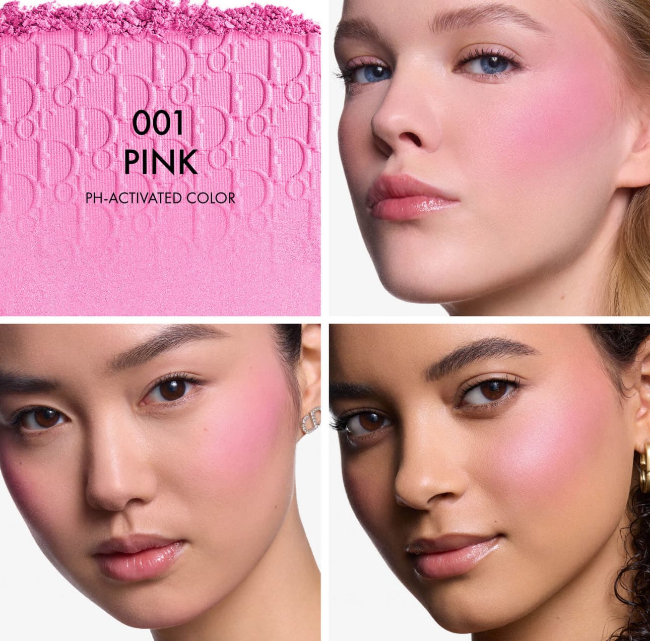 Универсальные румяна DIOR BACKSTAGE ROSY GLOW – 001 Pink (4,5 г) Новинка 3