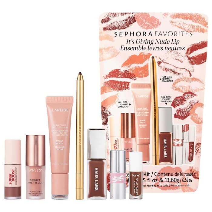 Sephora Favorites Набор для макияжа губ It’s Giving Nude Lip Makeup Value Set