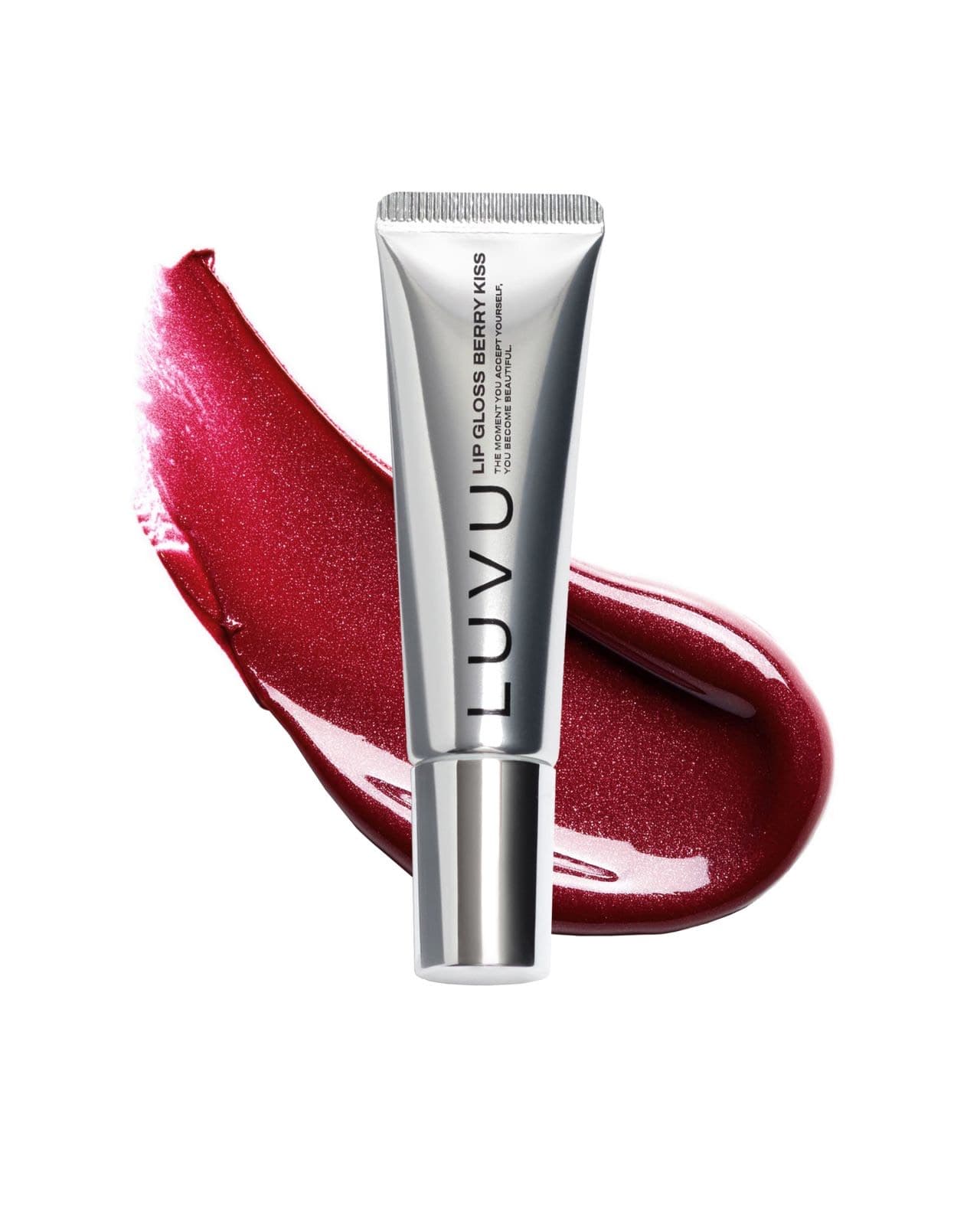 LUVU  Lip Gloss оттенок Berry Kiss, Блеск для губ, 10 мл