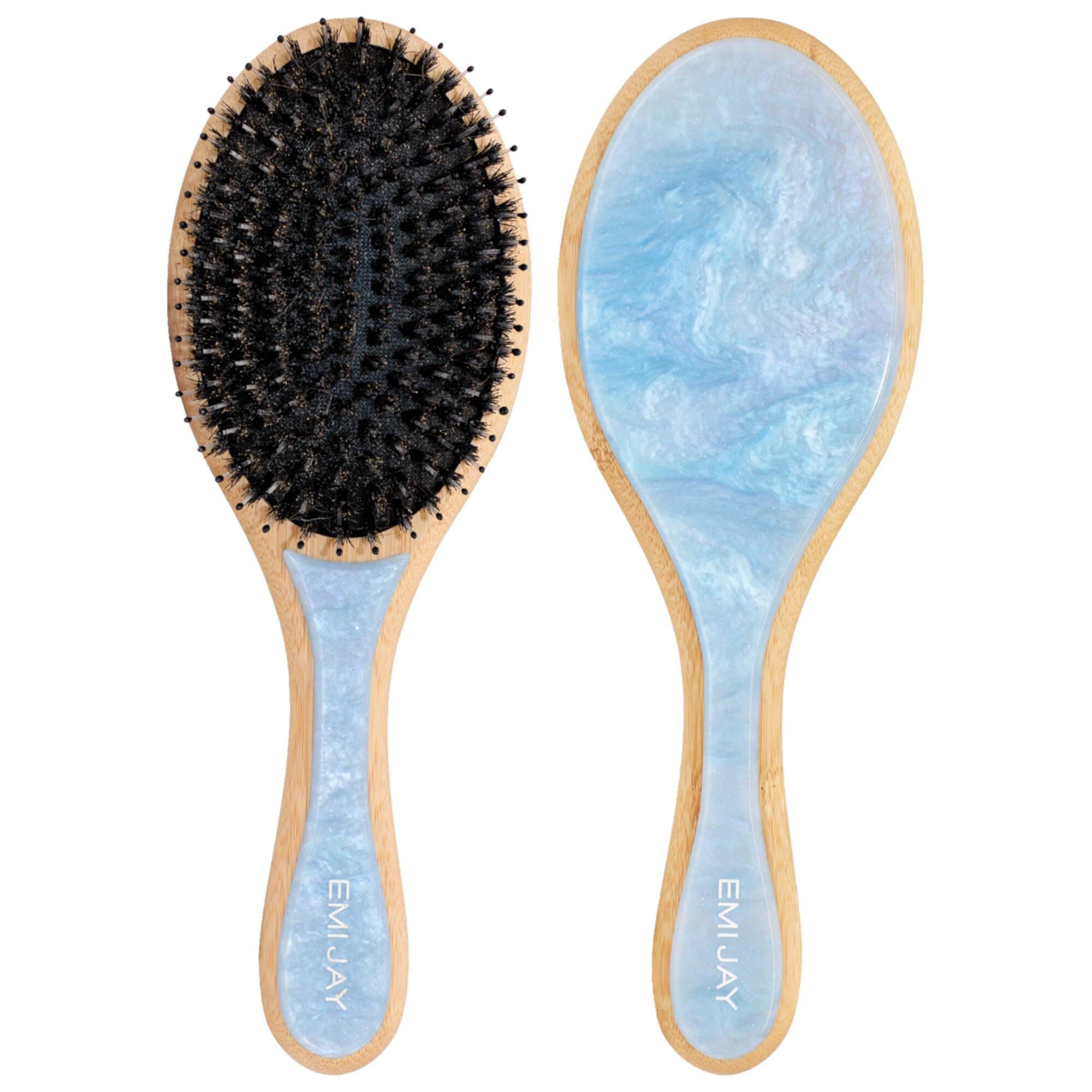 Emi Jay Flat Hair Brush in Blue Sugar, Расческа   для волос, светло-синяя