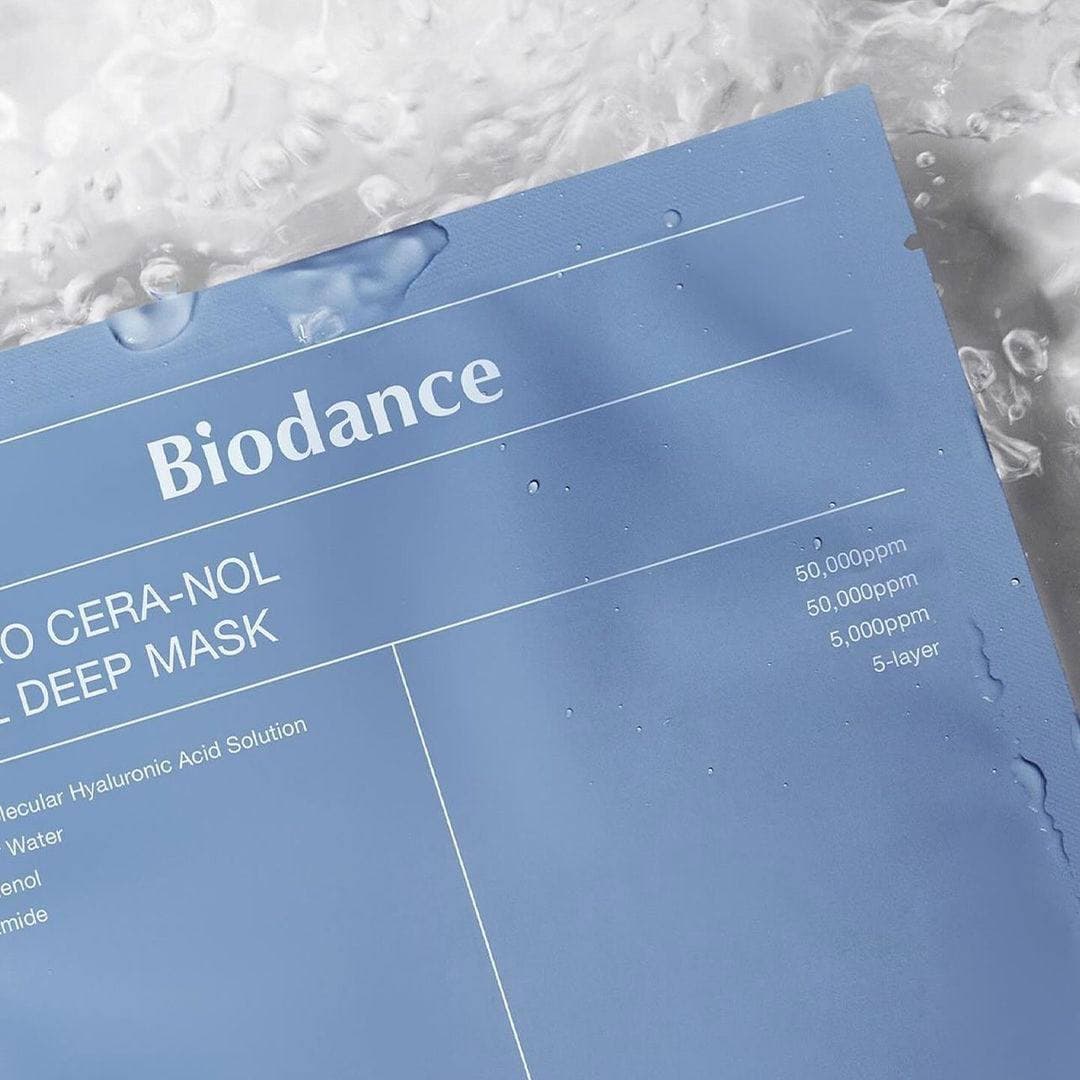 Маска ночная гидрогелевая с церамидами BIODANCE Hydro Cera-Nol Real Deep Mask (34г) 4