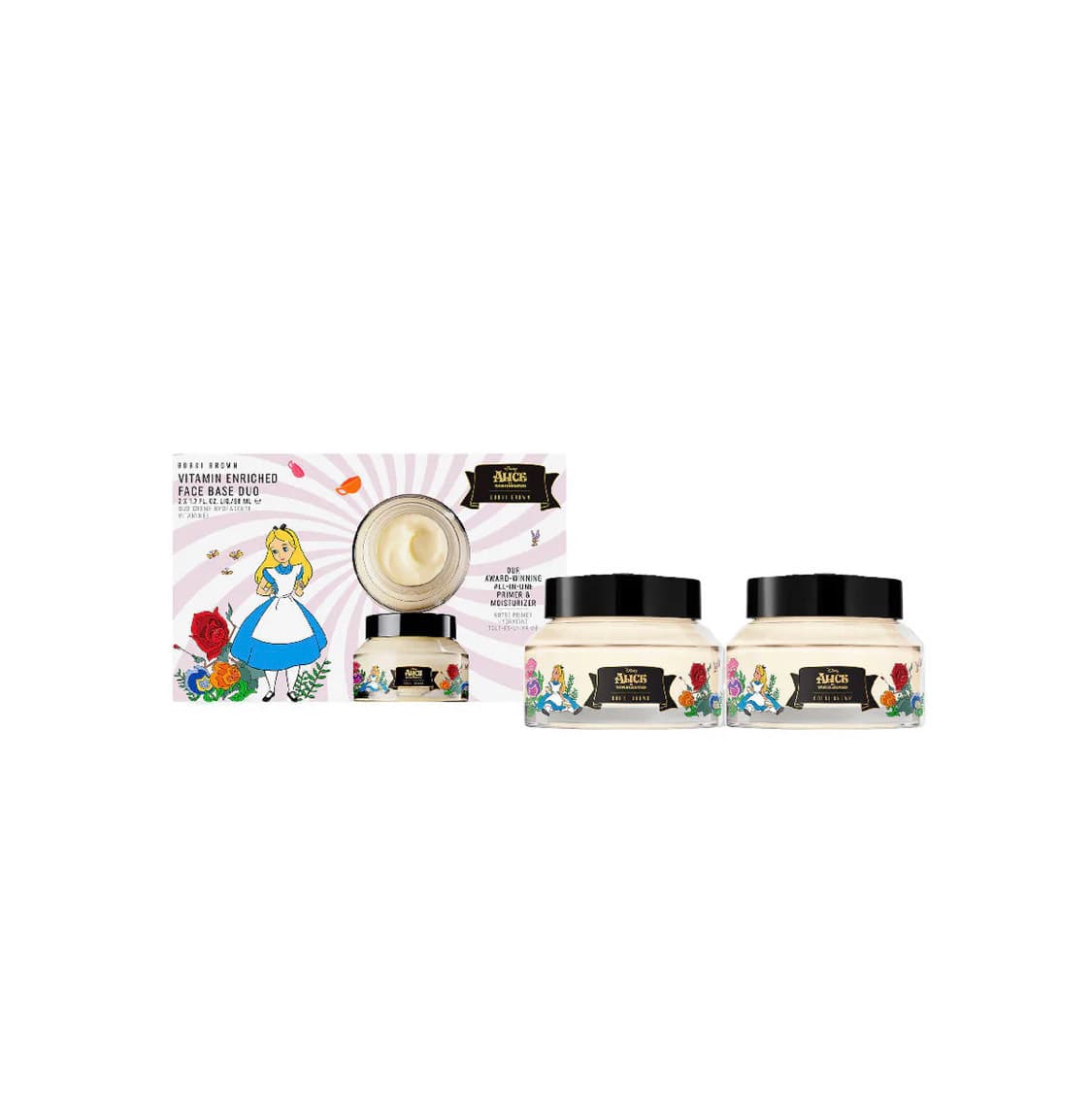 Набор Disney Alice in Wonderland Vitamin Enriched Face Base Duo Gift Set (Enriched Cream & Face Base), Лимитированный набор