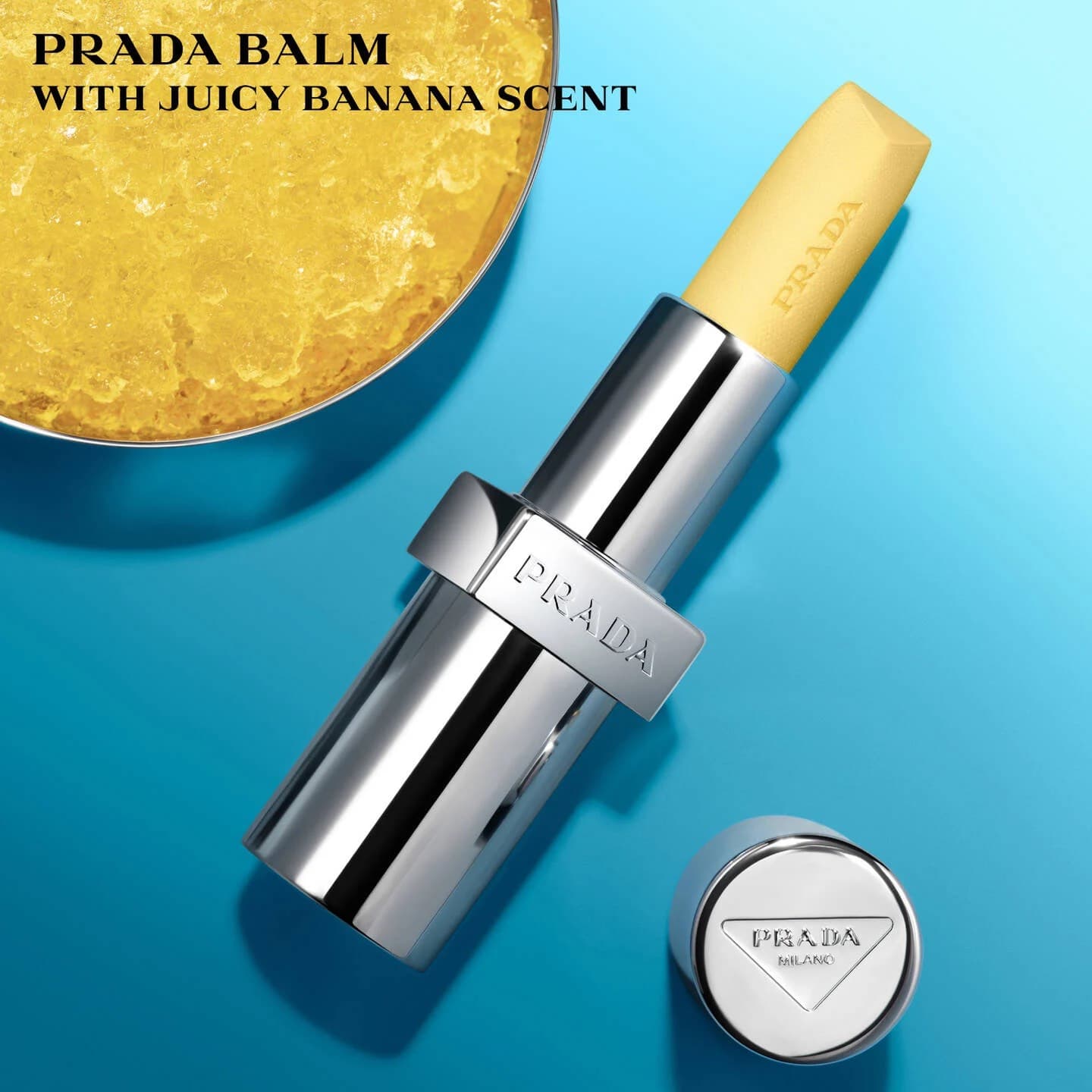 Prada Balm Lip Optimizing Care Бальзам для губ U002 Banana Yellow, 3,8г 5