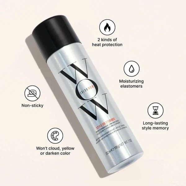 Color Wow Текстурирующий спрей Style on Steroids Color-Safe Texturizing Spray (Travel size) 50 мл 4