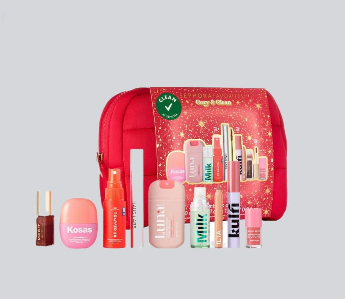 Sephora Favorites Cozy & Clean, 9 предметов