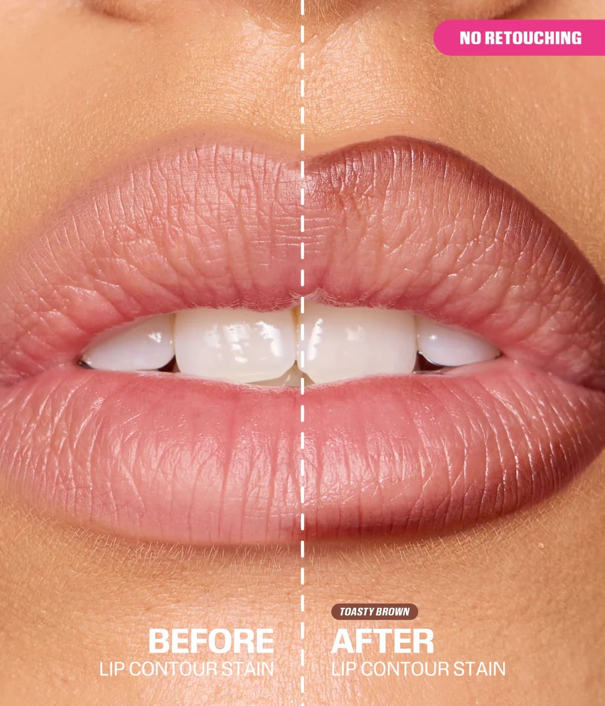 HUDA BEAUTY  Подводка для губ Lip Contour Lip Stain for 12-Hour Wear, Toasty brown 2