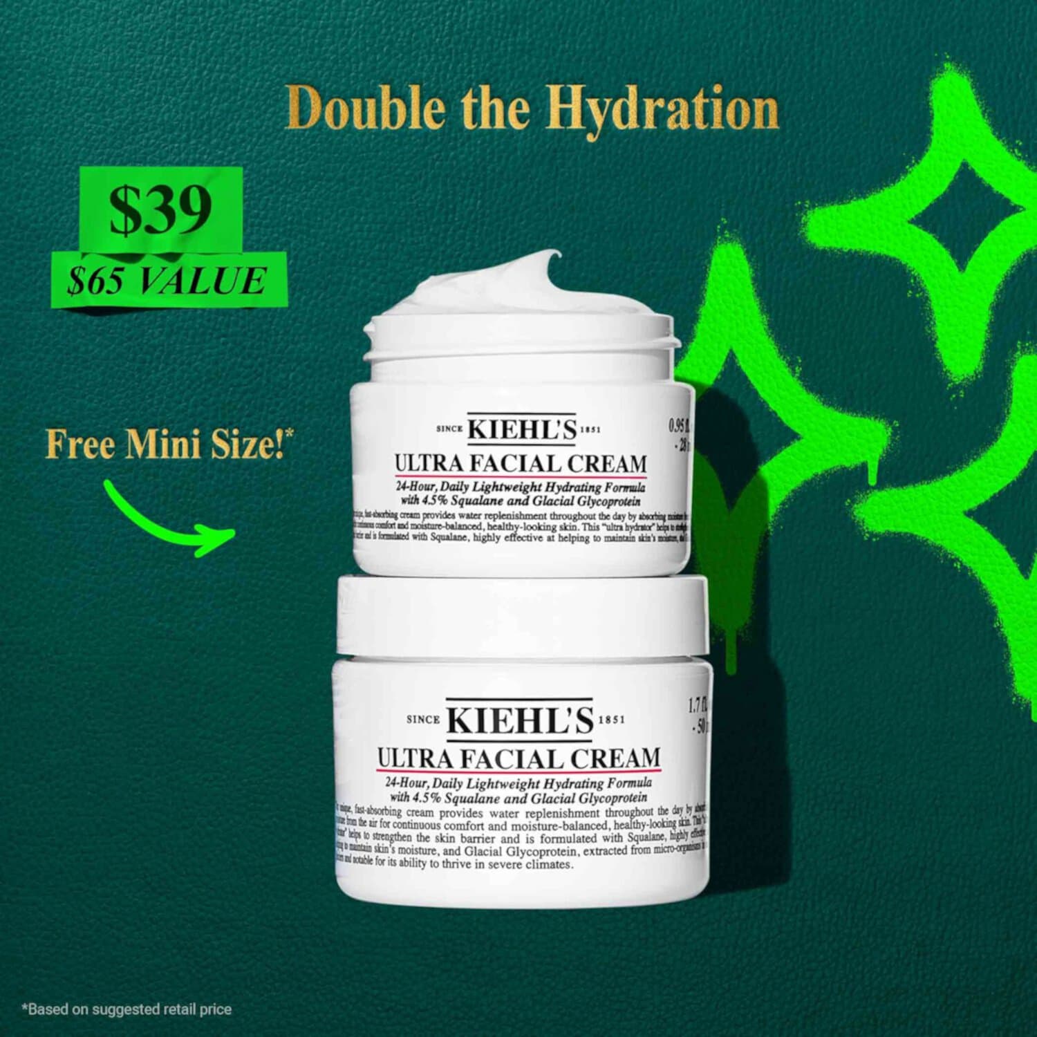 Kiehl's Ultra Hydration Duo,набор для глубокого увлажнения, ( 50 мл + 28 мл) 5