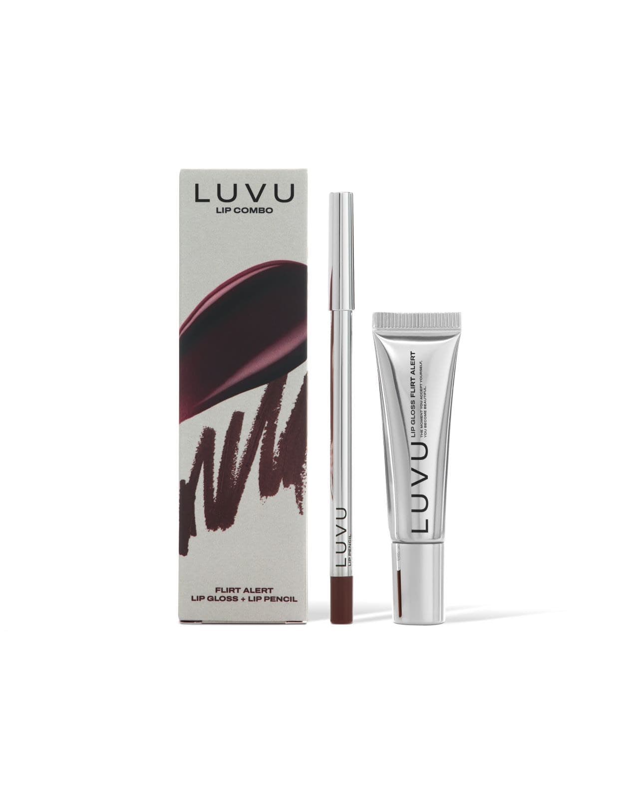 LUVU Lip Combo в оттенке Flirt Alert, Набор для макияжа губ
