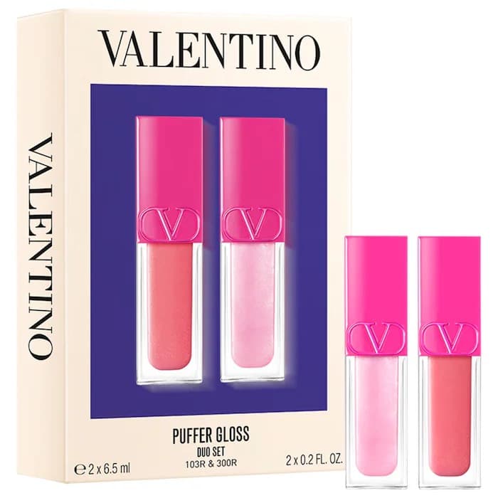 Valentino  Набор для губ Puffer Complex Lip Plumper Gloss Gift Set