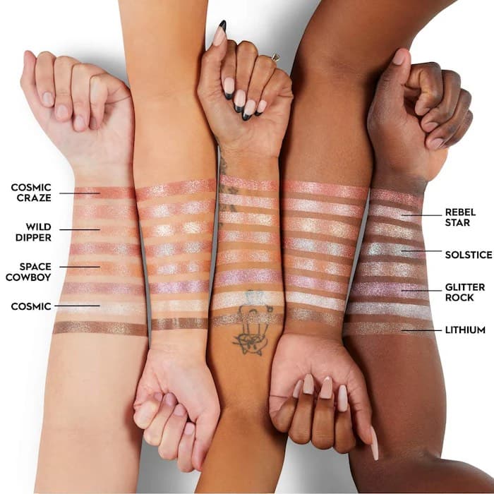 URBAN DECAY Тени для век с блестками 24/7 Moondust Glitter Eyeshadow Singles, Cosmic 4