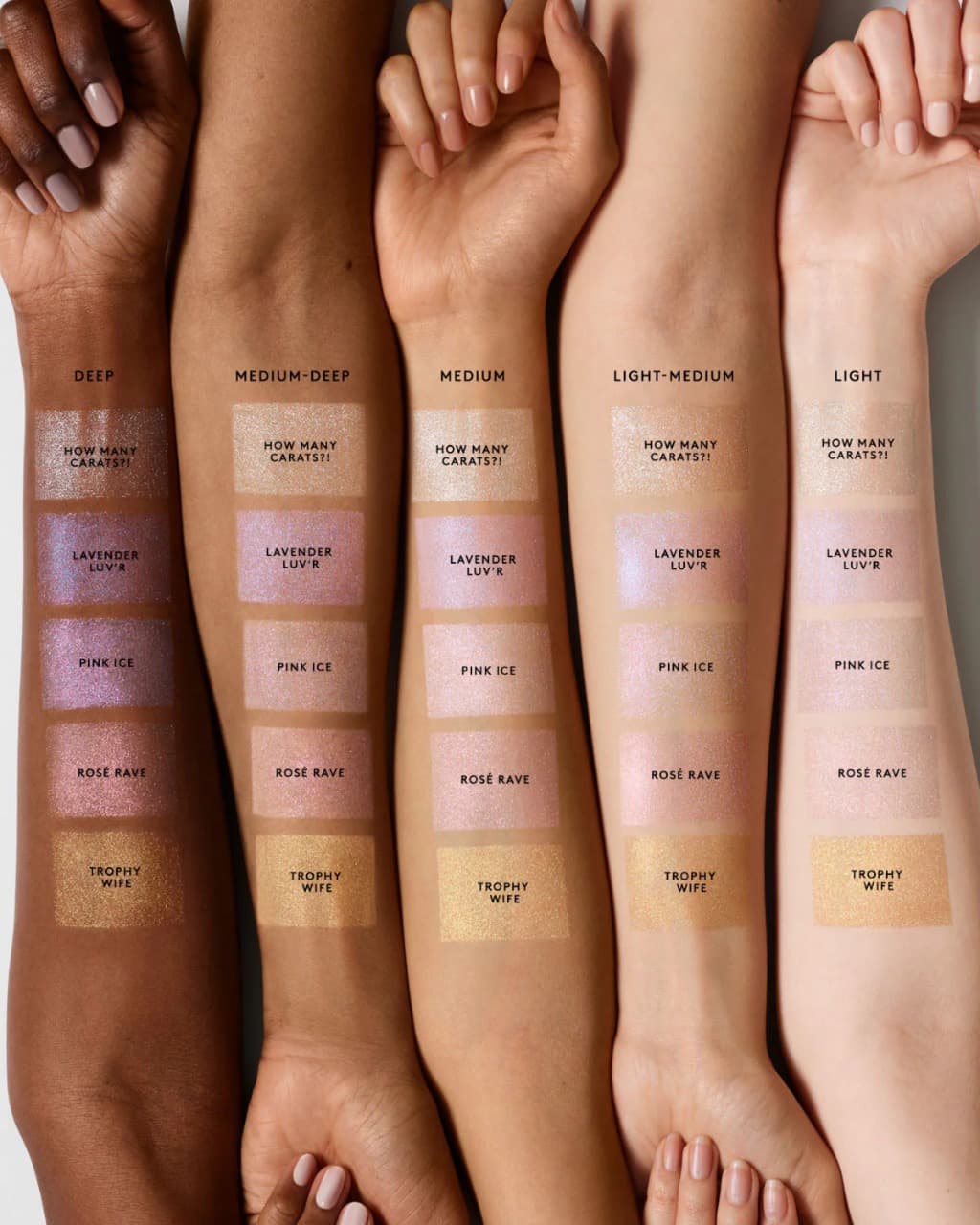 Fenty Beauty Diamond Bomb All-Over Veil оттенок 04 Pink Ice 8g,  Хайлайтер-пудра для лица 4