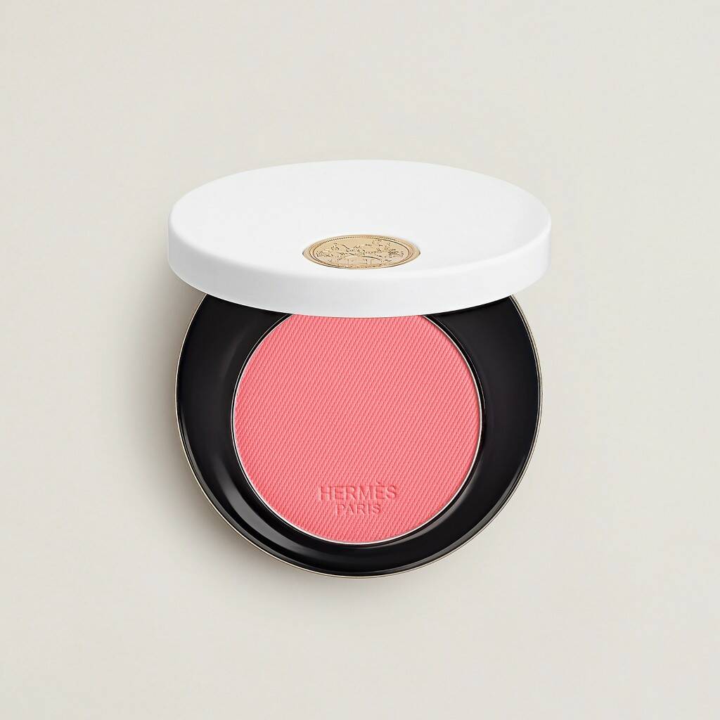 Hermès Сияющая пудра для лица Silky blush powder оттенок Rose Pommette 32