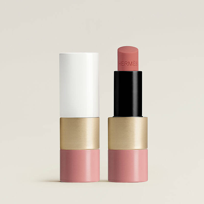 HERMES  Натуральный бальзам для ухода за губами Rosy lip enhancer в оттенке Rose Tan 49