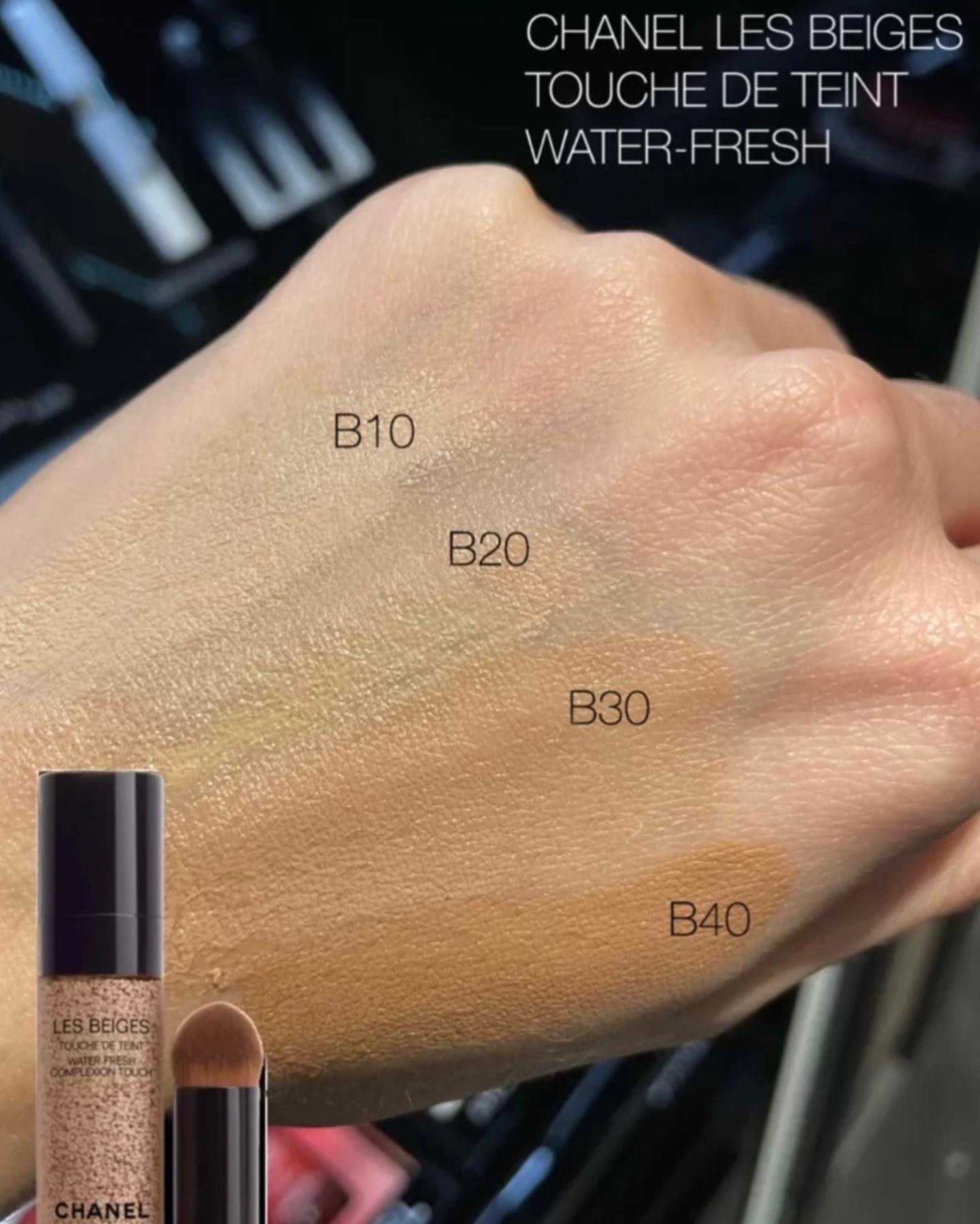 Chanel Les Beiges Water Fresh Complexion  Освежающий тональный флюид-тинт. B10 5