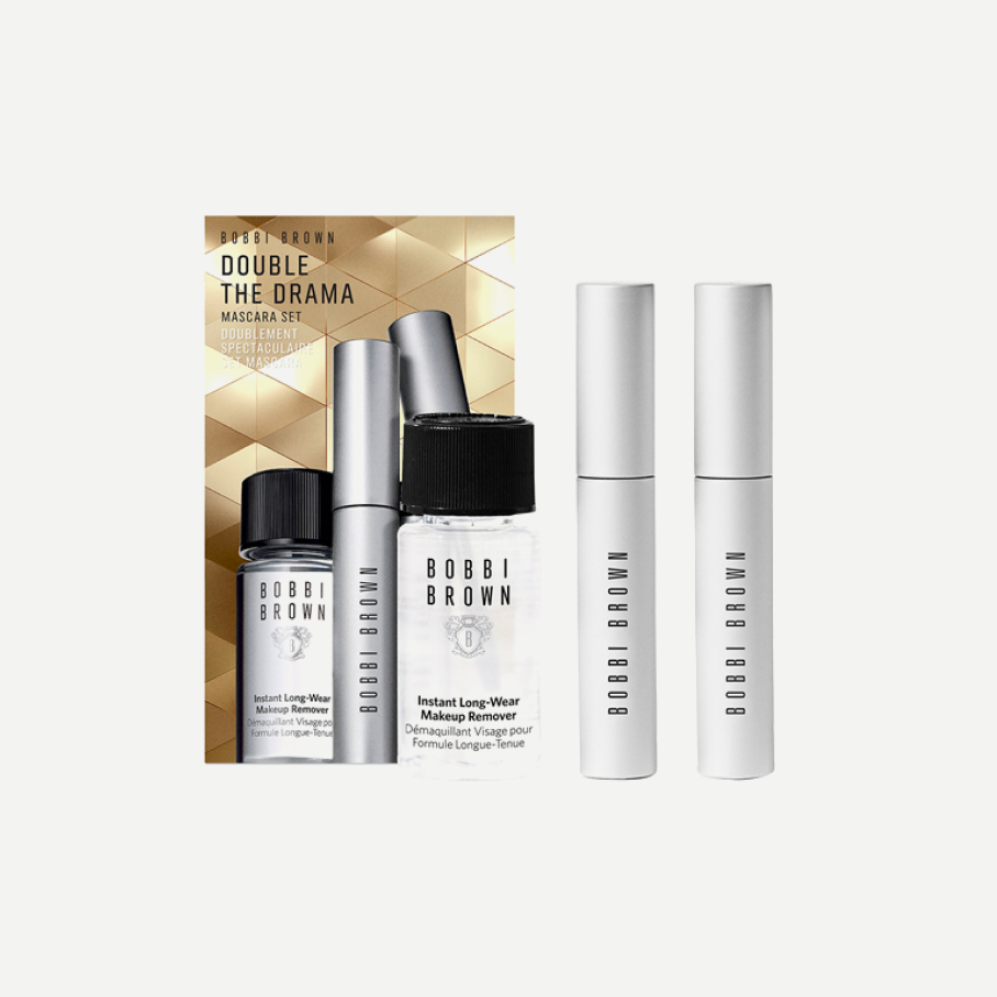 Bobbi Brown DOUBLE THE DRAMA MASCARA GIFT SET, Подарочный набор для глаз