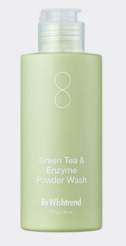 Пудра энзимная для умывания с ароматом матчи BY WISHTREND Green Tea & Enzyme Powder Wash (New) 110g