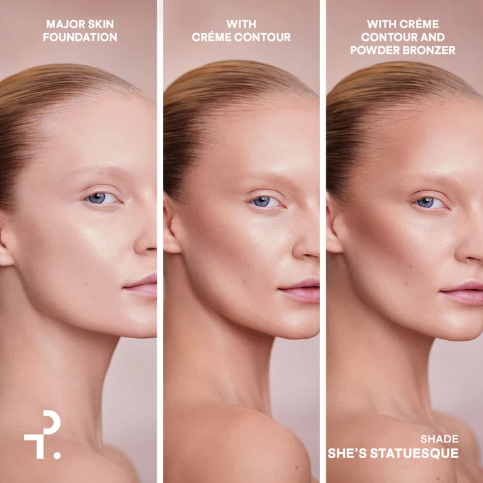 PATRICK TA  Скульптор для лица Major Sculpt Crème Contour & Powder Bronzer Duo, SHE'S STATUSQUE, Дуэт из кремового контура и бронзирующий пудры, 10 гр 3