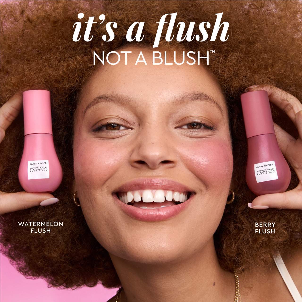 GLOW RECIPE WATERMELON GLOW NIACINAMIDE DEWY FLUSH ОТТЕНОК BERRY FLUSH 3