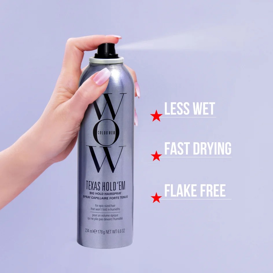 COLOR WOW Спрей для укладки волос Texas Hold'em Big Hold Hairspray, 235 мл 3