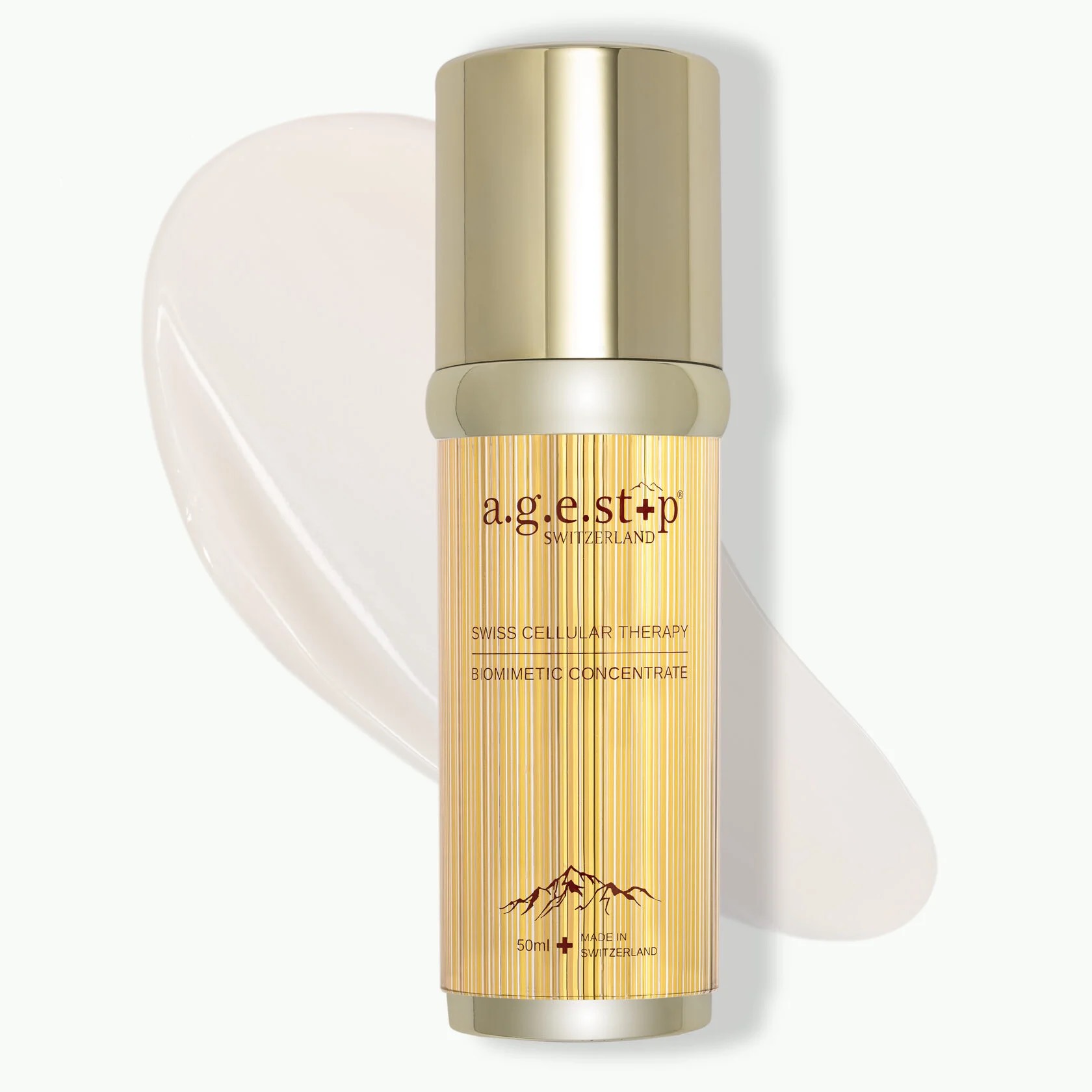 a.g.e.stop SWITZERLAND SWISS CELLULAR BIOMIMETIC CONCENTRATE,сыворотка-концентрат для упругости и клеточного обновления кожи лица, 50 мл