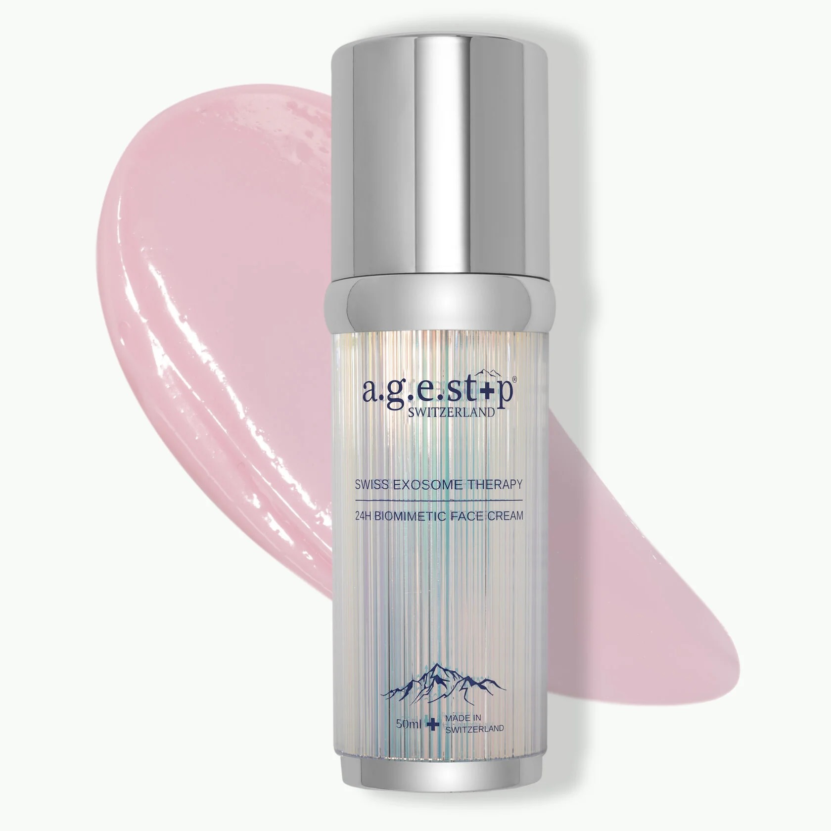 a.g.e.stop SWITZERLAND SWISS EXOSOME THERAPY 24H BIOMIMETIC FACE CREAM,Биомиметический крем для лица с экзосомами, 50 мл