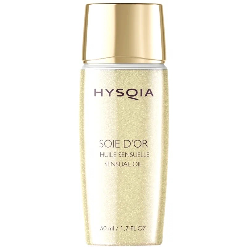 HYSQIA Golden Silk Voluptuous Oil Масло для тела Золотой шелк с золотистым чехлом (50 мл) 2