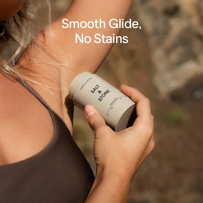 Salt & Stone  Стойкий дезодорант без солей алюминия Salt&Stone Extra-Strength Aluminum-Free Deodorant Santal&Vetiver (75 г) 4