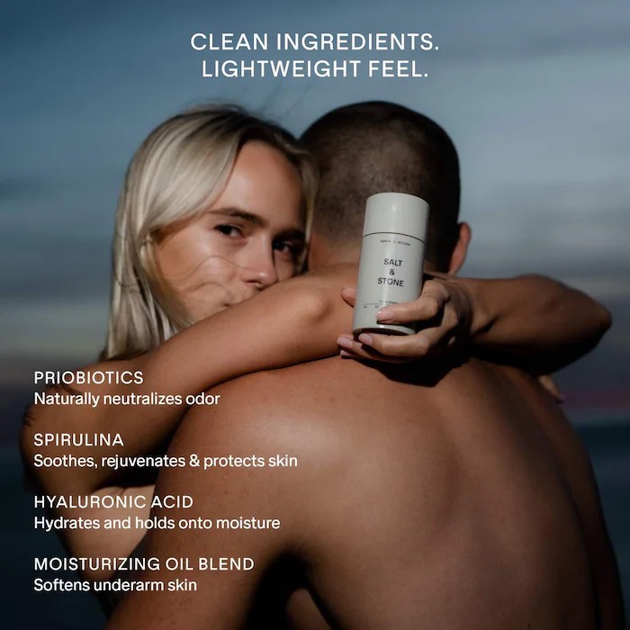 Salt & Stone  Стойкий дезодорант без солей алюминия Salt&Stone Extra-Strength Aluminum-Free Deodorant Santal&Vetiver (75 г) 6